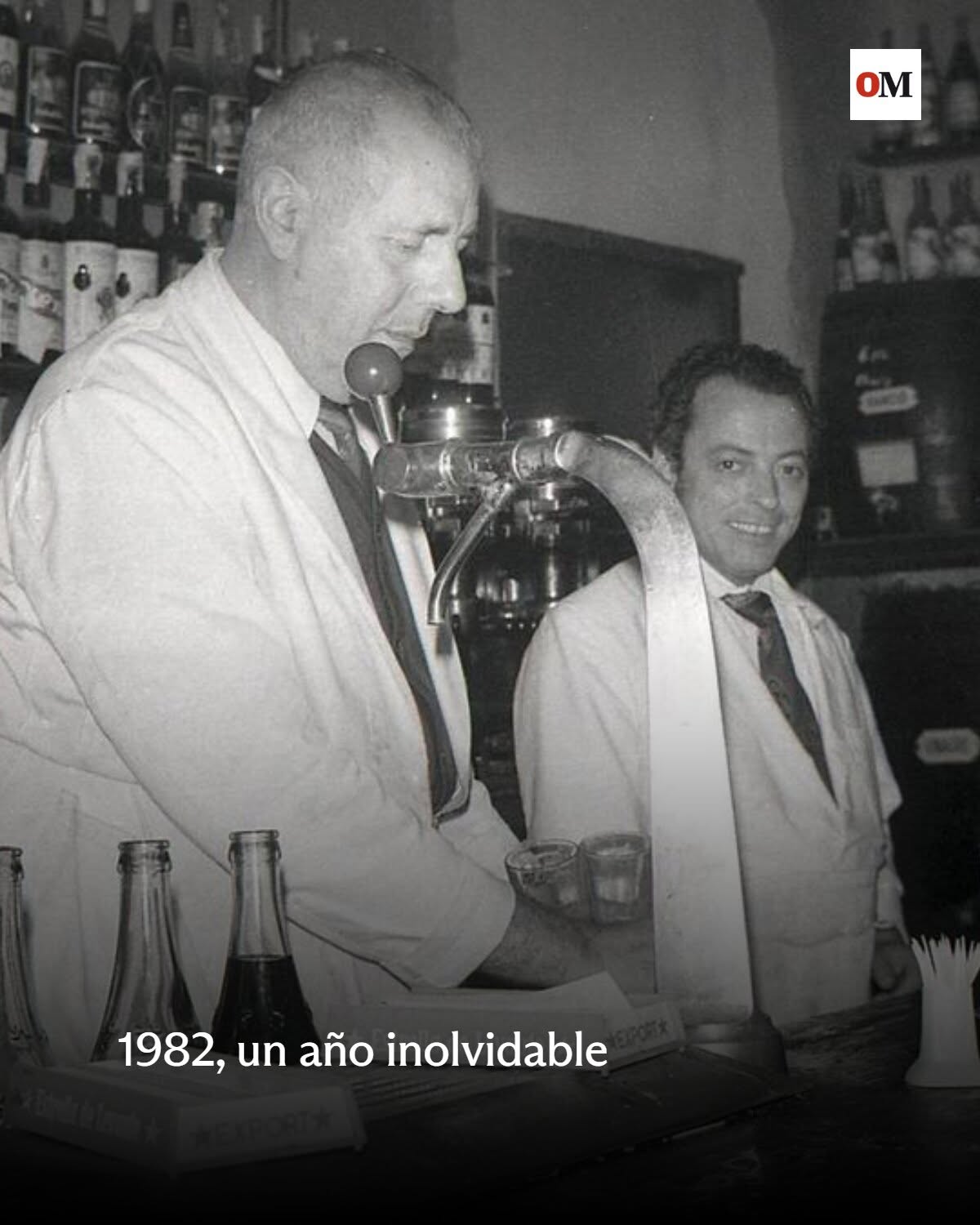 ‘La Viña’, uno de los bares tradicionales frecuentado por la progresía de la época. / Archivo TLM